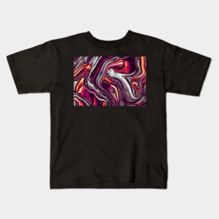 Abstract Lava Pattern Kids T-Shirt